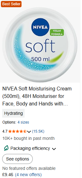 NIVEA Soft Moisturising Cream