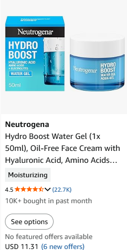 Neutrogena Hydro Boost Water Gel
