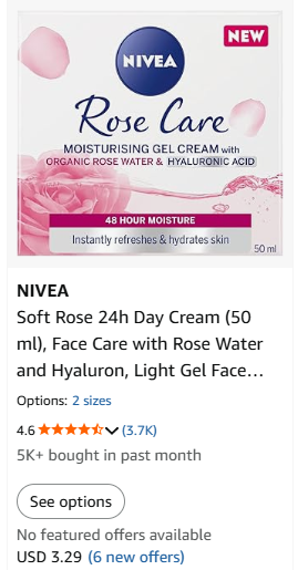 NIVEA Soft Rose 24h Day Cream