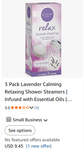  Lavender Relaxing Shower Steamers