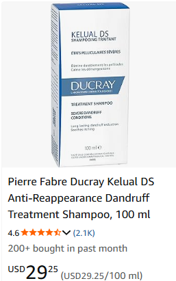Pierre Fabre Ducray Kelual DS Anti-Dandruff Shampoo
