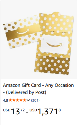 Amazon Gift Card - Any Occasion
